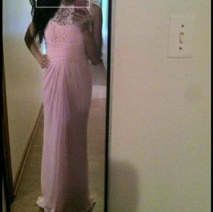 A Pink Bridesmaid Dress
